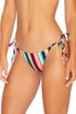 Luli Fama Goldmine Wavey Ruched Back Tie Side Bottom